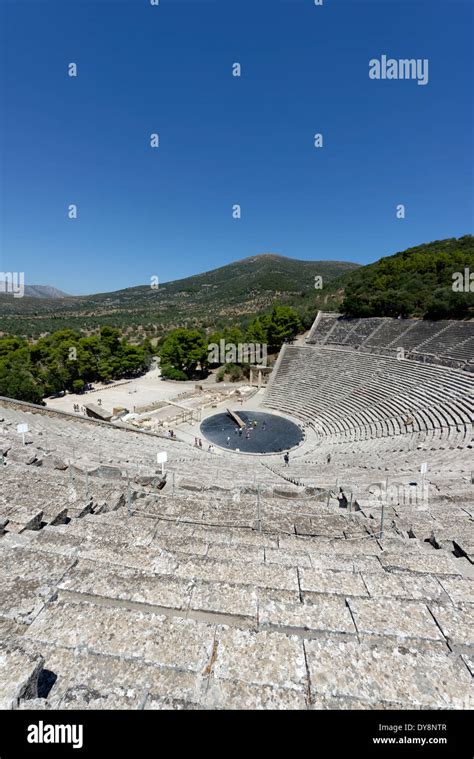 Das antike griechische Theater im Sanctuary Asklepios Äskulap