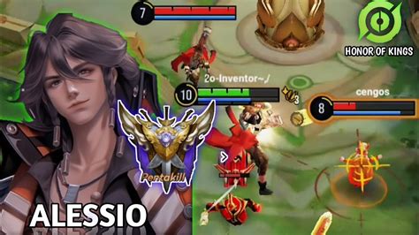 PENTA KILL HONOR OF KINGS PLAYING ALESSIO Must Watch YouTube