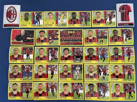 Milan Squadra Completa Figurine Extra Calciatori Panini