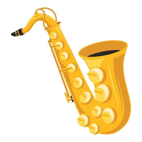 Instrument De Jazz Saxophone Vecteur Gratuite