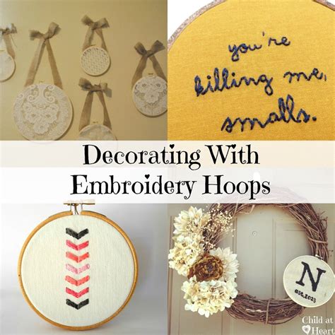 Decorating with Embroidery Hoops - Deonna Wade