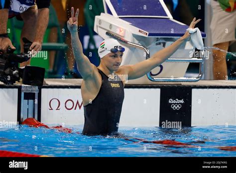 Hungarys Katinka Hosszu Won The Gold Medal In The Final Of The 100m