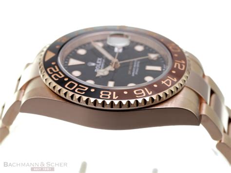 Rolex Gmt Master Ii Ref Chnr K Rose Gold Box Papers Bj Lc