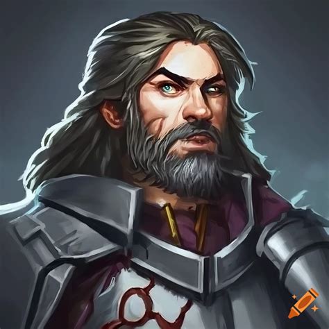 Character Portrait Of A Male Warrior In Pillars Of Eternity On Craiyon