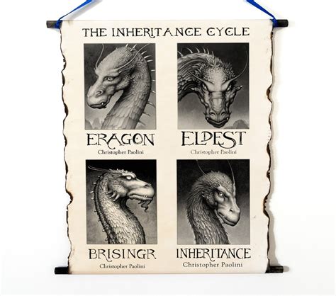 Inheritance Cycle Book Covers Poster on Handmade Scroll Poster Eragon ...