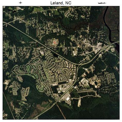 Aerial Photography Map of Leland, NC North Carolina