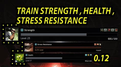 How To Level Strength Health Stress Resistance In Escape From