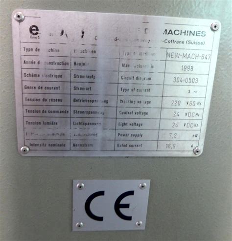 Escomatic 647 Automatic Screw Machines Swiss Type Machine Hub