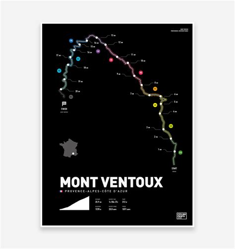 Mont Ventoux | Art Print – TrailMaps