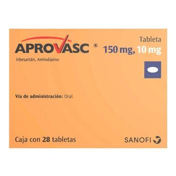 Aprovasc 150 mg 10 mg 28 Tabletas a precio de socio Sams Club en línea