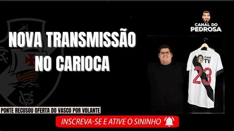 BOMBA VASCO ANUNCIA CAZÉ TV TRANSMITINDO O CAMPEONATO CARIOCA 2023