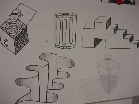 How To Draw A 3d Box Element Of Art Form Drawings Art