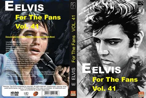 E Elvis For The Fans Vol 41 7 DVD 1 CD Elvis New DVD And CDs Elvis