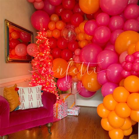 Making Spirits Bright Orange Birthday Parties Orange Birthday Birthday Party Decorations Diy