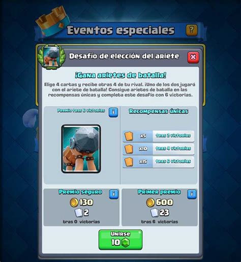 Desaf O De Elecci N Del Ariete En Clash Royale