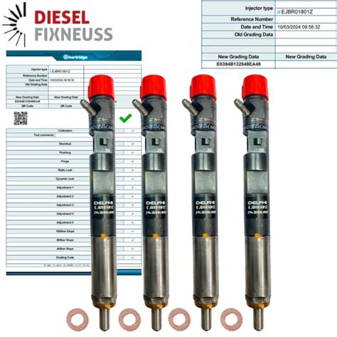 4X INJECTEUR EJBR01801A EJBR01801Z Renault Clio Kangoo 1 5 DCI Delphi