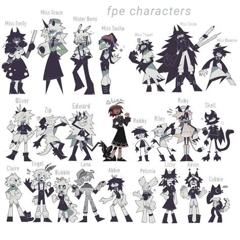 Fpeall Characters In 2024 Character Design Cute Drawings