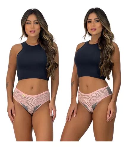 Lingerie Feminina Kit 20 Tanga Básica Moda Íntima Langerie Frete grátis