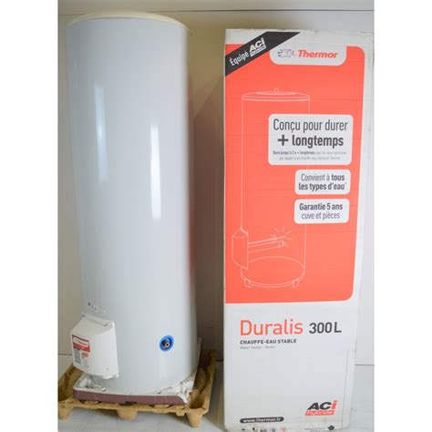 THERMOR Chauffe Eau 300L Duralis ACI Hybride Stable Vertical 292045