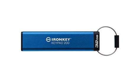 Kingston Ironkey Keypad 200 Usb Flash Drive 32 Gb Ikkp20032gb Usb Flash Drives