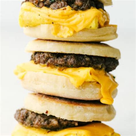 Homemade English Muffin Breakfast Sandwiches The Recipe Critic