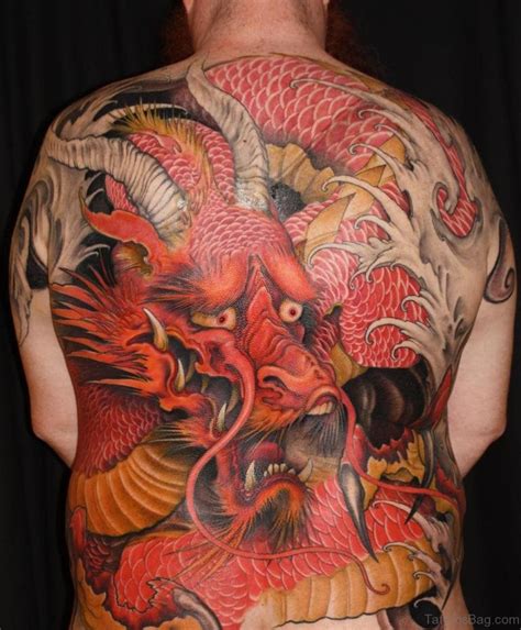 77 Graceful Dragon Tattoos For Back Tattoo Designs TattoosBag