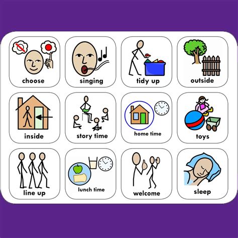 Early Years Communication Symbol Set The Play Doctors