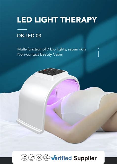 Máquina De Terapia Facial Con Fotones Led Para Rejuvenecimiento De La