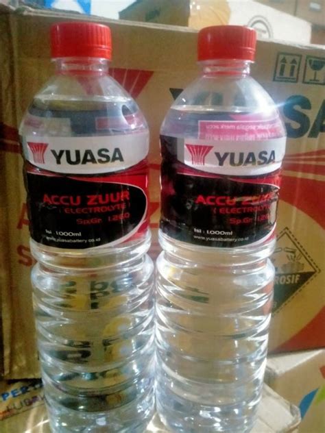 Air Aki Merah Yuasa Air Accu Zuur Yuasa Liter Lazada Indonesia