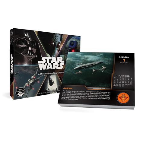 Star Wars Saga Day At A Time Box Calendar Trends International