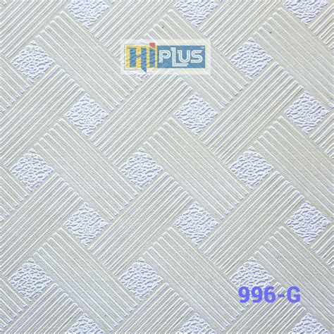 Pvc Laminated Gypsum Ceiling Tiles Polyvinyl Chloride Laminated