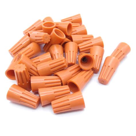 50 Pc Orange P3 Screw On Nuts Standard Type Twist On Barrel Awg Wire Connectors Ebay