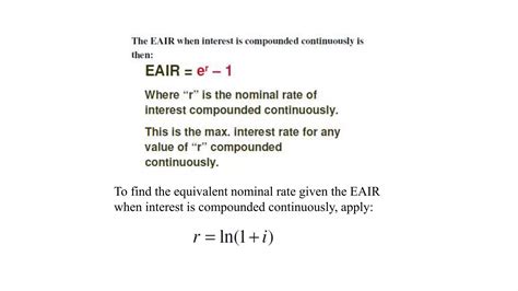 Nominal And Effective Interest Rate PPT