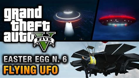 GTA 5 Easter Egg 6 Flying UFO 100 Completion Fort Zancudo