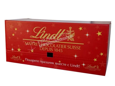 Изготовление упаковки под шоколадки LINDT на заказ