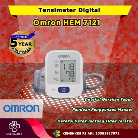 Jual Omron Hem Tensimeter Digital Alat Ukur Tekanan Darah Shopee