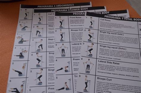 Vibration Plate Workout Chart Pdf Eoua Blog