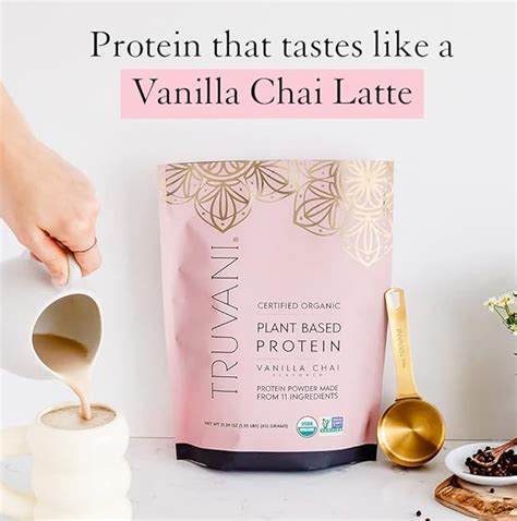 SFM Truvani Protein Powder Vanilla Chai 851856008579