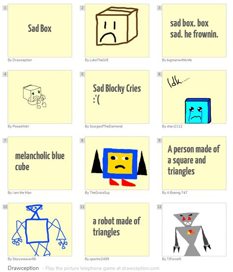Sad Box Drawception