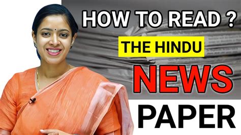 How To Read Hindu Newspaper By Dr Tanu Jain Upsc Ias English