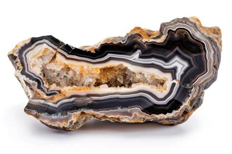 Onyx Specimen Isolated In Transparent Background Premium Ai Generated