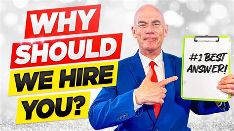 WHY SHOULD WE HIRE YOU The 1 BEST ANSWER To This Tough INTERVIEW