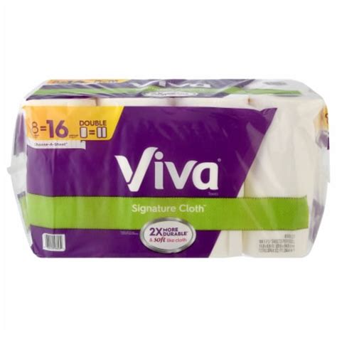 Viva® Signature Cloth™ Double Paper Towels, 8 rolls - Kroger