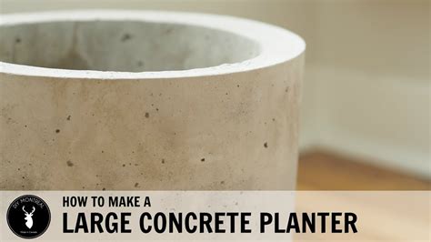 How To Make A Large Concrete Planter YouTube