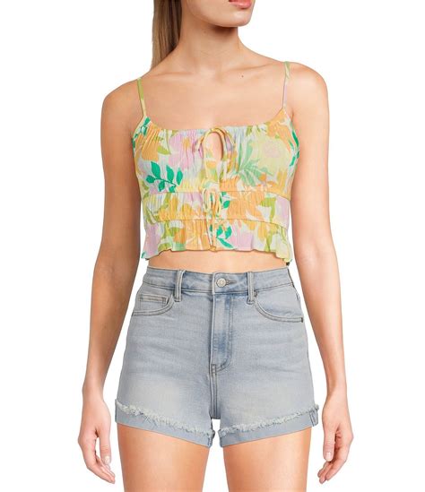 Billabong Sunkissed Sleeveless Camisole Crop Top Dillards