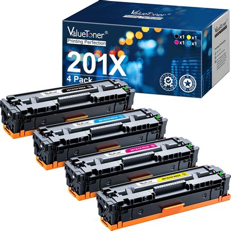 201x Toner Cartridge 4 Pack High Yield Mfp M277dw