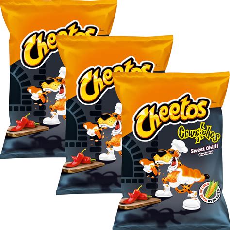 Cheetos Crunchos Sweet Chilli Chipsy 3x 165g 13345263701 Allegropl