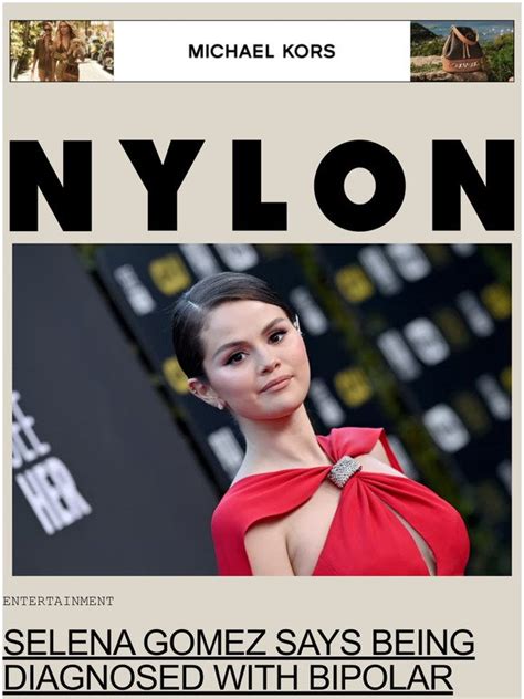 Nylon Selena Gomez Says Being Diagnosed With Bipolar Was Freeing