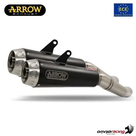 ECHAPPEMENTS ARROW PRO Race Homologue Acier Noir Ducati Hypermotard 950