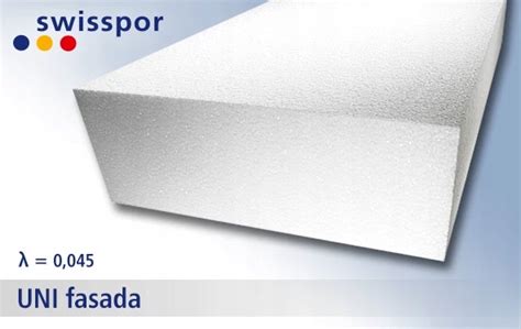 SWISSPOR STYROPIAN UNI FASADA 0 045 15CM SWISSPOR STYROPIAN UNI FASADA